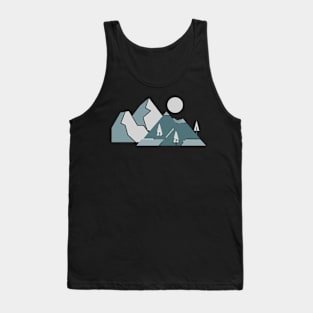 Purple mountains are calling Tank Top